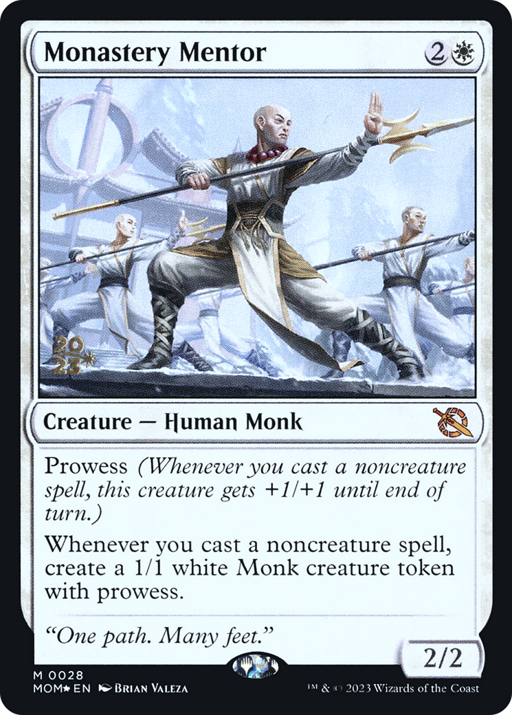 Monastery Mentor [March of the Machine Prerelease Promos] | Gate City Games LLC