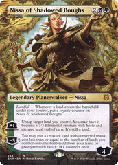 Nissa of Shadowed Boughs (Borderless) [Zendikar Rising] | Gate City Games LLC