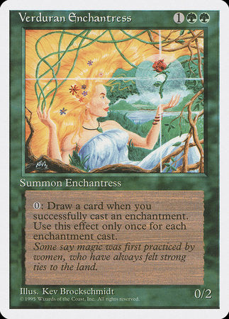 Verduran Enchantress [Fourth Edition] | Gate City Games LLC