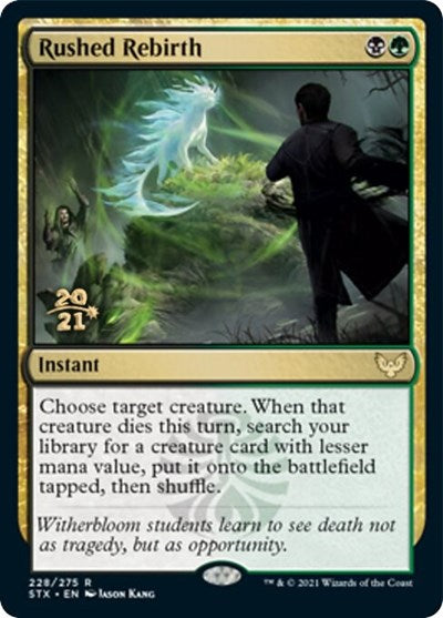 Rushed Rebirth [Strixhaven: School of Mages Prerelease Promos] | Gate City Games LLC