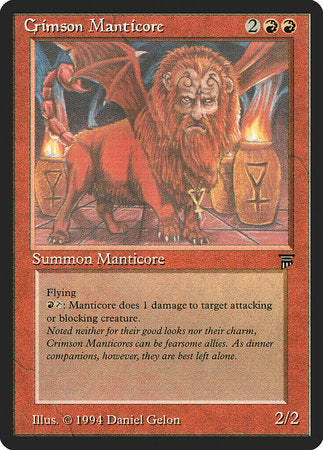 Crimson Manticore [Legends] | Gate City Games LLC