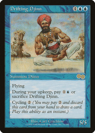 Drifting Djinn [Urza's Saga] | Gate City Games LLC