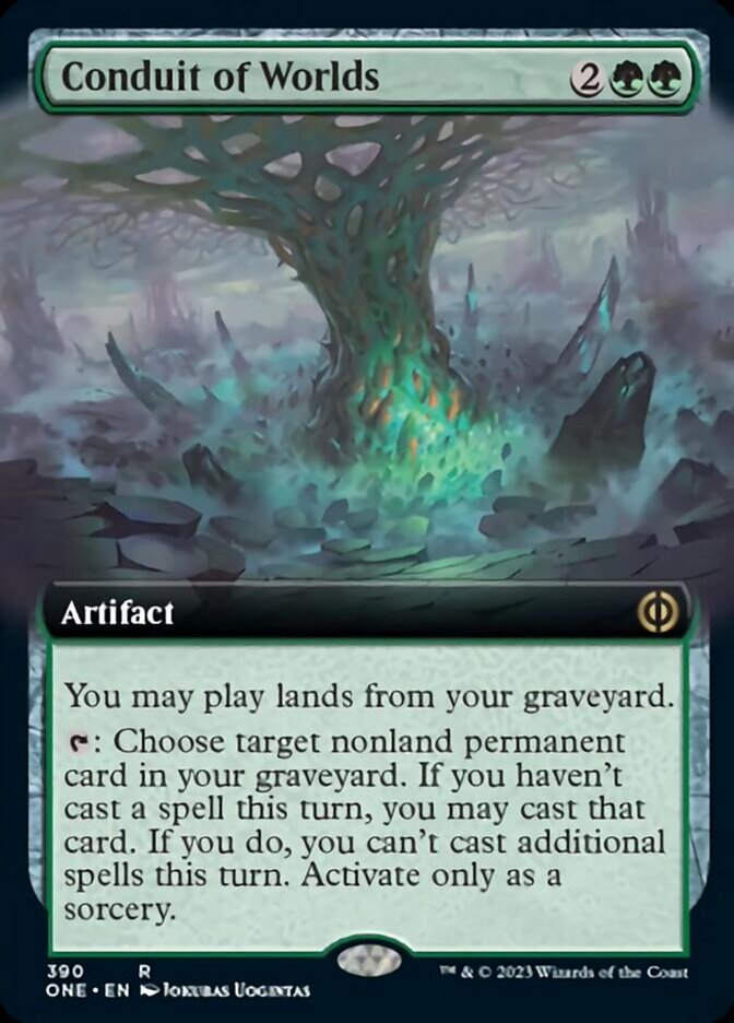 Conduit of Worlds (Extended Art) [Phyrexia: All Will Be One] | Gate City Games LLC