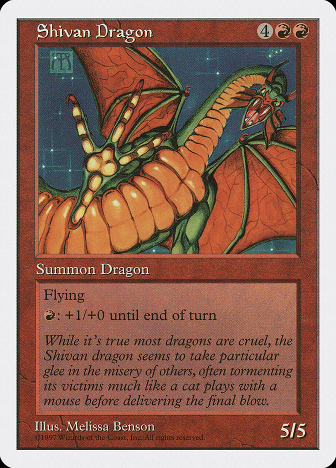 Shivan Dragon [Fifth Edition] | Gate City Games LLC