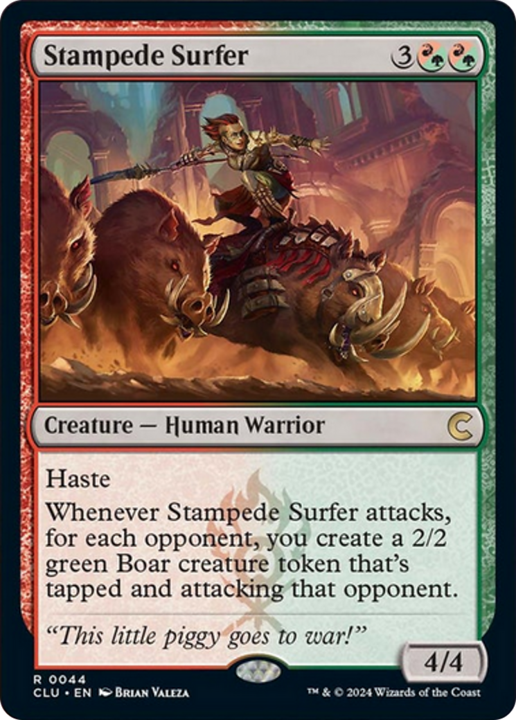 Stampede Surfer [Ravnica: Clue Edition] | Gate City Games LLC