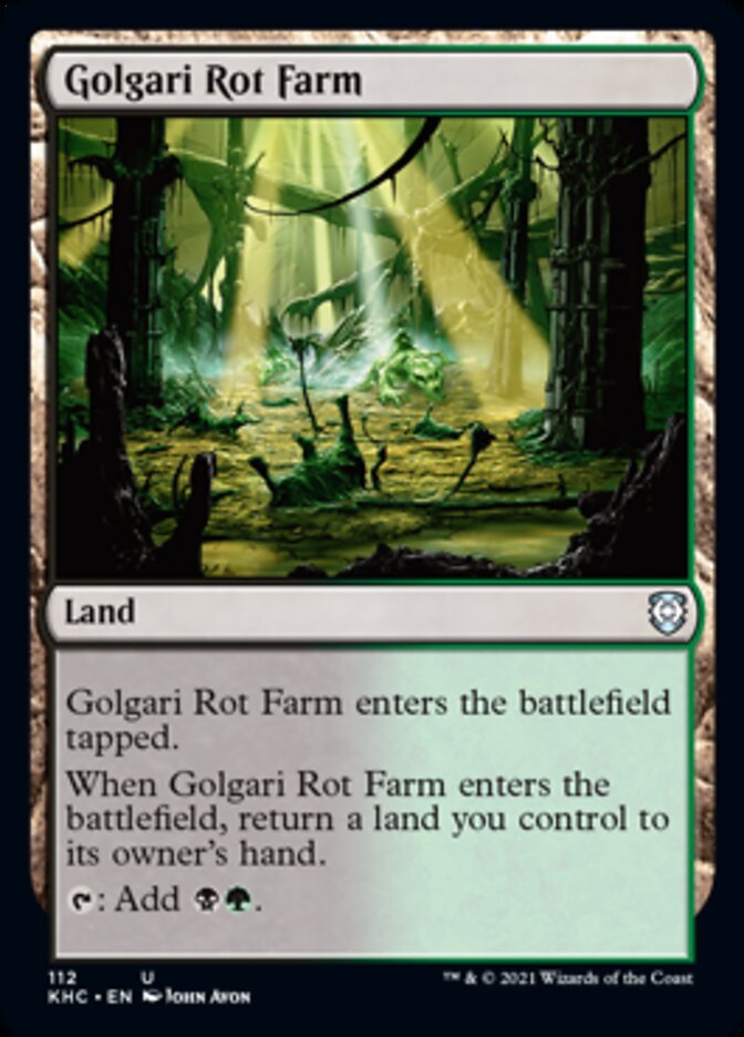 Golgari Rot Farm [Kaldheim Commander] | Gate City Games LLC