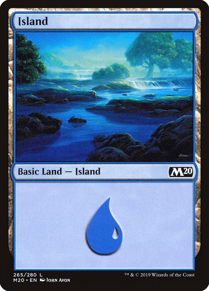 Island (#265) [Core Set 2020] | Gate City Games LLC
