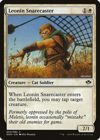 Leonin Snarecaster [Duel Decks: Speed vs. Cunning] | Gate City Games LLC