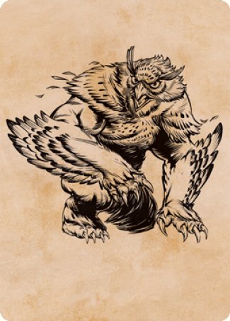 Owlbear (Showcase) Art Card [Dungeons & Dragons: Adventures in the Forgotten Realms Art Series] | Gate City Games LLC