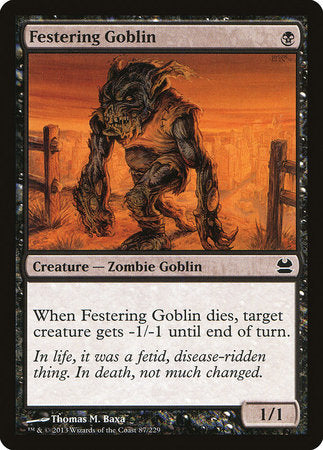 Festering Goblin [Modern Masters] | Gate City Games LLC