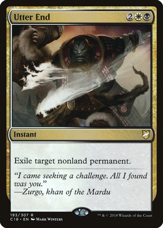 Utter End [Commander 2018] | Gate City Games LLC