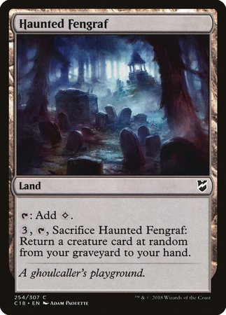Haunted Fengraf [Commander 2018] | Gate City Games LLC