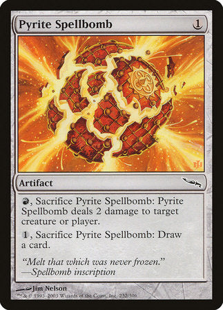 Pyrite Spellbomb [Mirrodin] | Gate City Games LLC