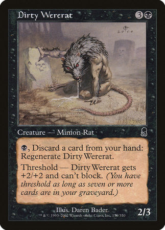 Dirty Wererat [Odyssey] | Gate City Games LLC