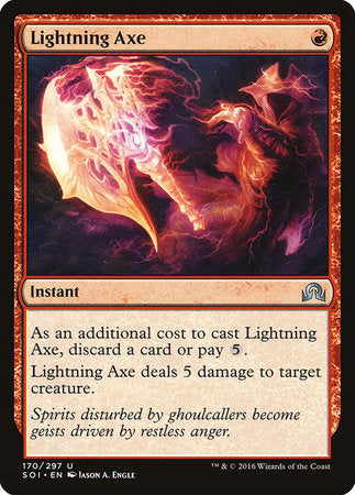 Lightning Axe [Shadows over Innistrad] | Gate City Games LLC