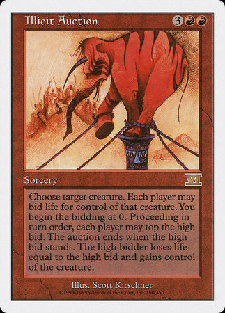 Illicit Auction [Classic Sixth Edition] | Gate City Games LLC
