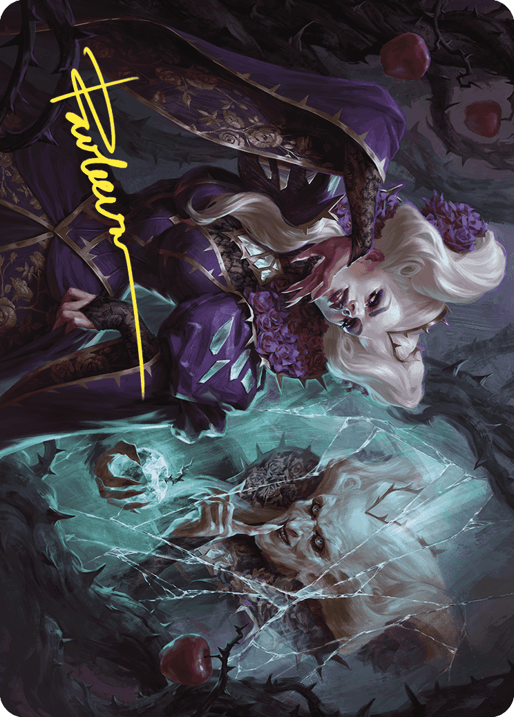 Conceited Witch Art Card (Gold-Stamped Signature) [Wilds of Eldraine Art Series] | Gate City Games LLC