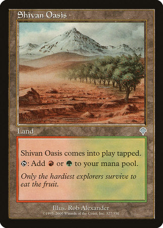 Shivan Oasis [Invasion] | Gate City Games LLC