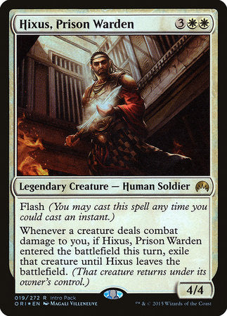 Hixus, Prison Warden [Magic Origins Promos] | Gate City Games LLC