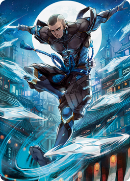 Kaito Shizuki 1 Art Card [Kamigawa: Neon Dynasty Art Series] | Gate City Games LLC