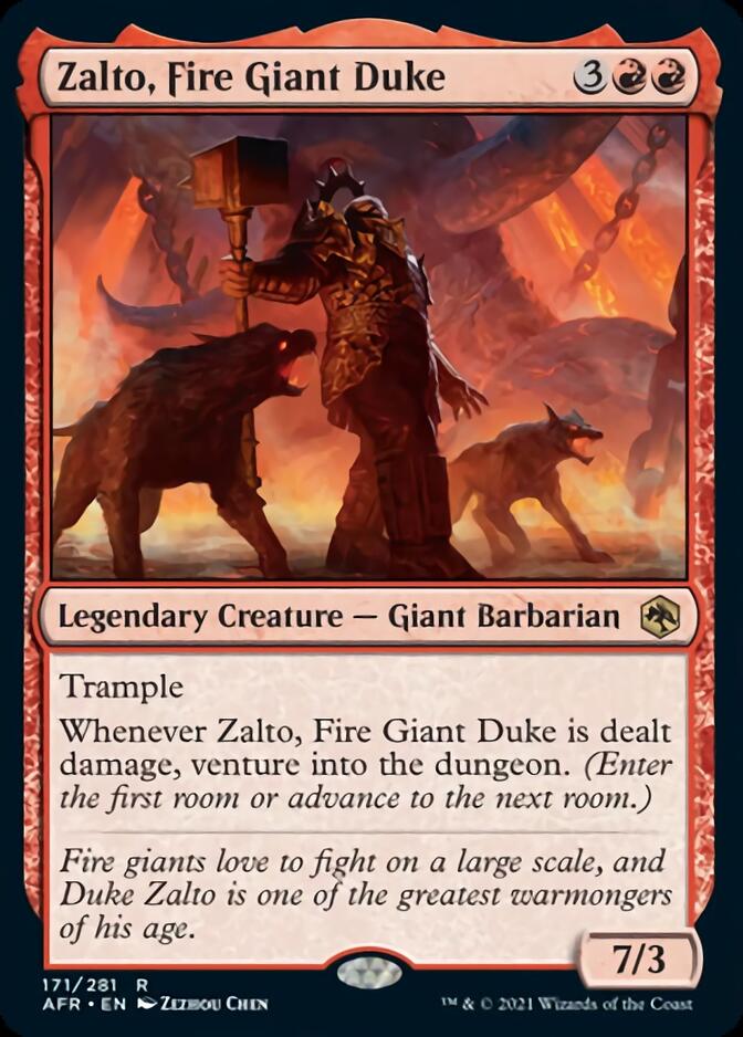 Zalto, Fire Giant Duke [Dungeons & Dragons: Adventures in the Forgotten Realms] | Gate City Games LLC