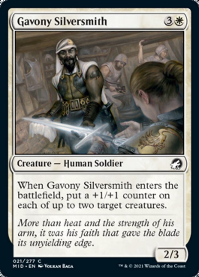 Gavony Silversmith [Innistrad: Midnight Hunt] | Gate City Games LLC