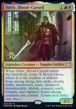 Odric, Blood-Cursed [Innistrad: Crimson Vow Prerelease Promos] | Gate City Games LLC