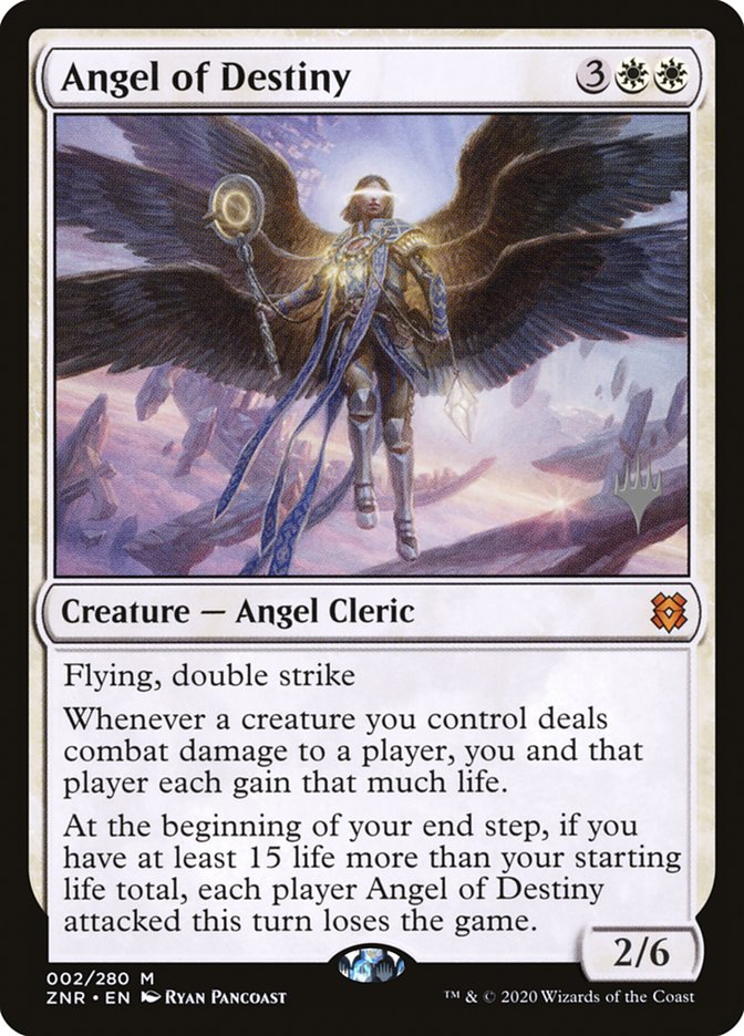 Angel of Destiny (Promo Pack) [Zendikar Rising Promos] | Gate City Games LLC