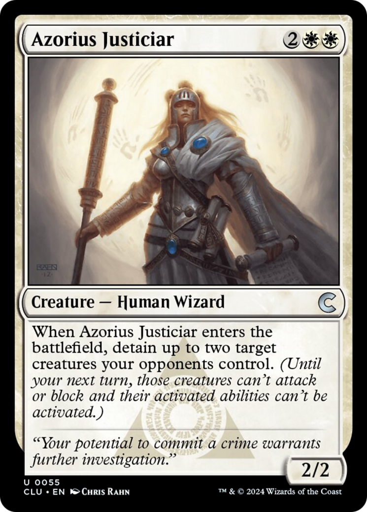 Azorius Justiciar [Ravnica: Clue Edition] | Gate City Games LLC