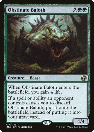 Obstinate Baloth [Iconic Masters] | Gate City Games LLC