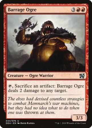 Barrage Ogre [Duel Decks: Elves vs. Inventors] | Gate City Games LLC