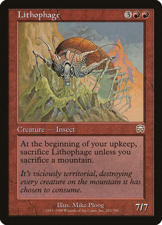 Lithophage [Mercadian Masques] | Gate City Games LLC