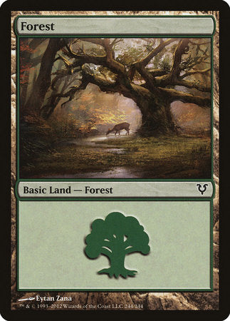 Forest (244) [Avacyn Restored] | Gate City Games LLC