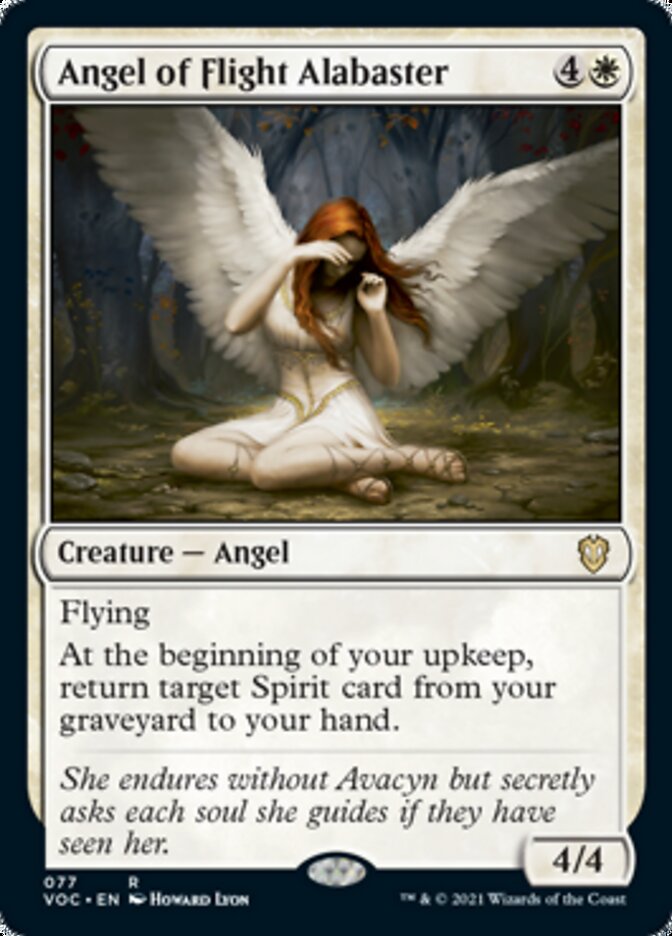 Angel of Flight Alabaster [Innistrad: Crimson Vow Commander] | Gate City Games LLC