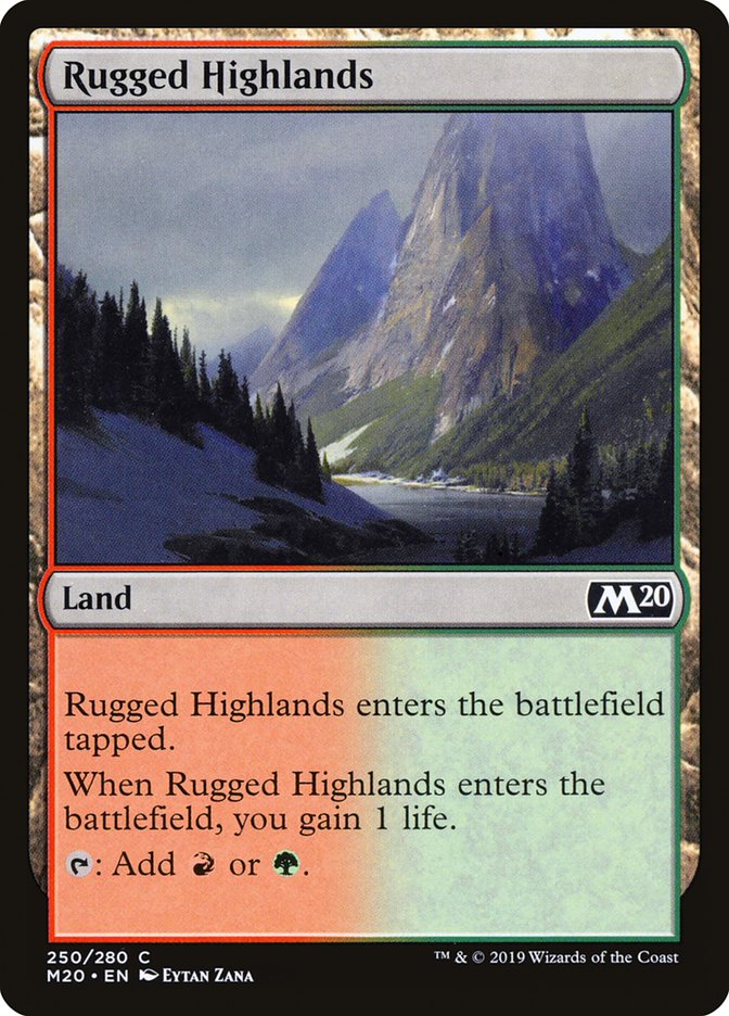 Rugged Highlands [Core Set 2020] | Gate City Games LLC