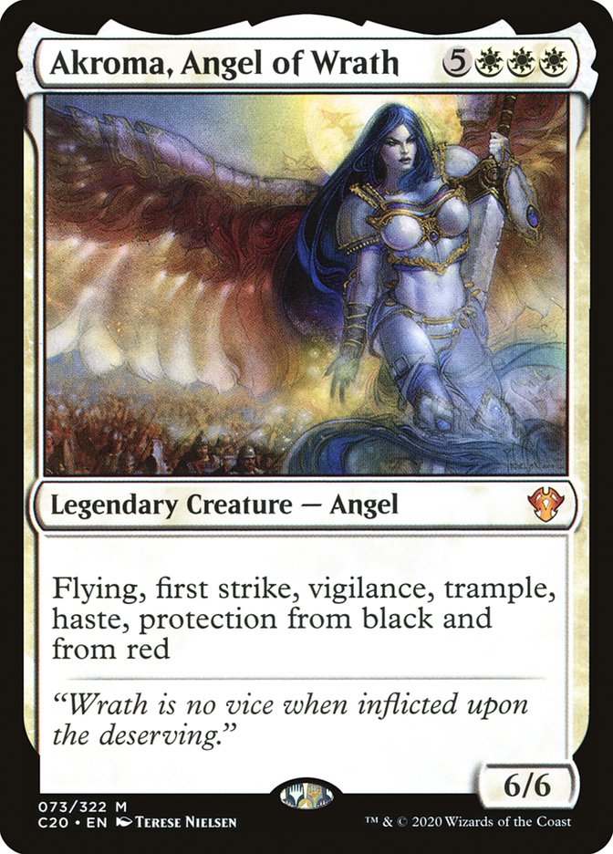 Akroma, Angel of Wrath [Commander 2020] | Gate City Games LLC