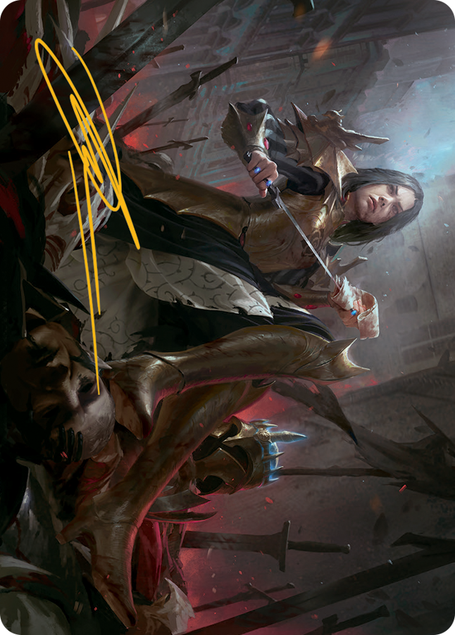 Marchesa, Resolute Monarch Art Card (Gold-Stamped Signature) [March of the Machine Art Series] | Gate City Games LLC