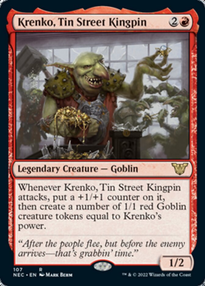 Krenko, Tin Street Kingpin [Kamigawa: Neon Dynasty Commander] | Gate City Games LLC