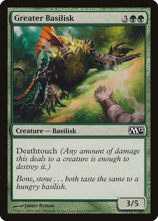 Greater Basilisk [Magic 2012] | Gate City Games LLC