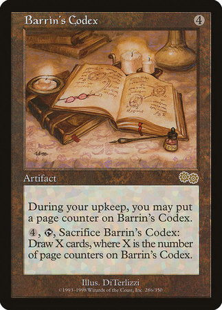 Barrin's Codex [Urza's Saga] | Gate City Games LLC