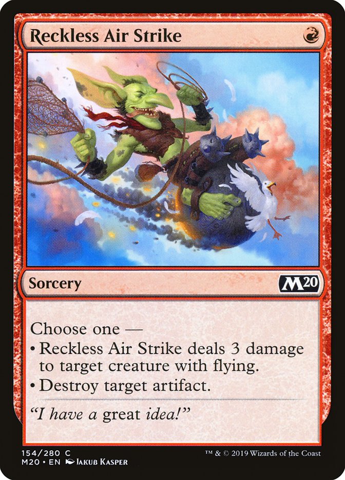 Reckless Air Strike [Core Set 2020] | Gate City Games LLC