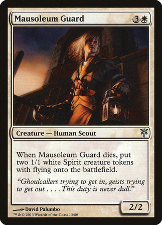 Mausoleum Guard [Duel Decks: Sorin vs. Tibalt] | Gate City Games LLC