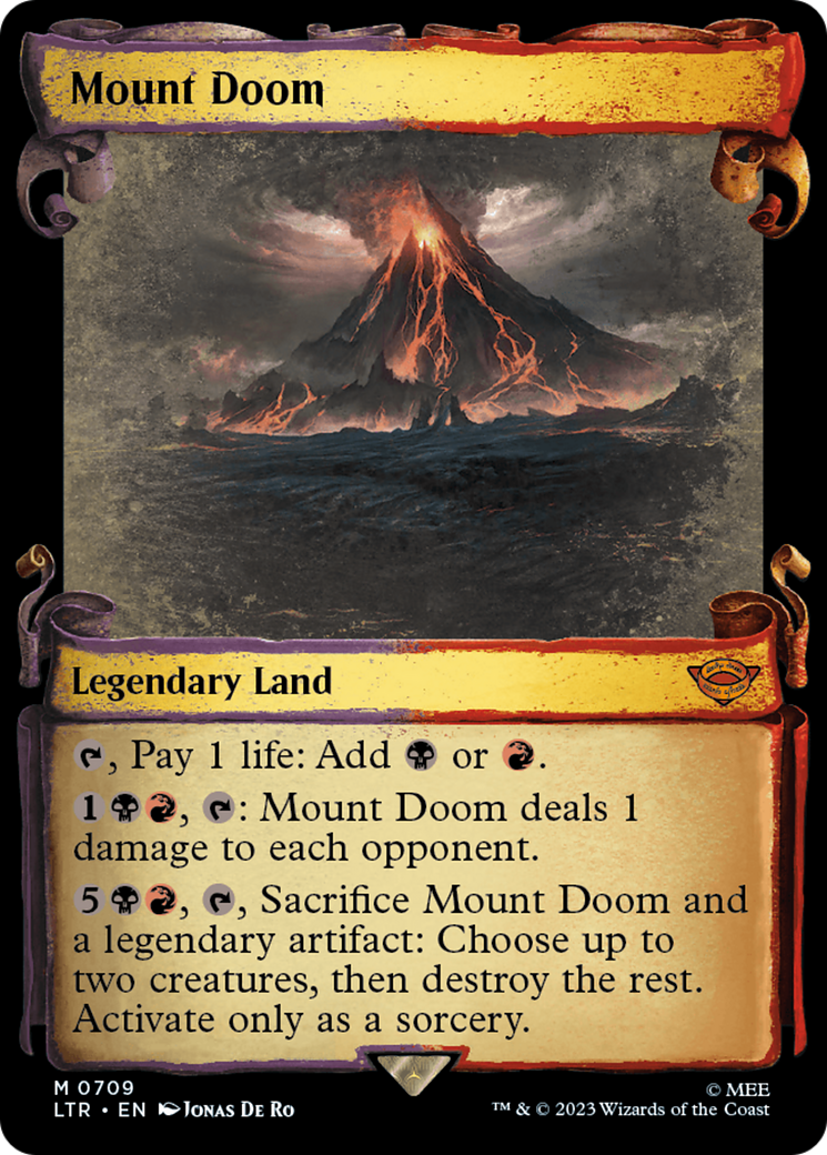 Mount Doom [The Lord of the Rings: Tales of Middle-Earth Showcase Scrolls] | Gate City Games LLC