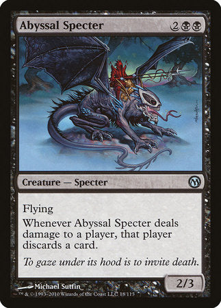 Abyssal Specter [Duels of the Planeswalkers] | Gate City Games LLC