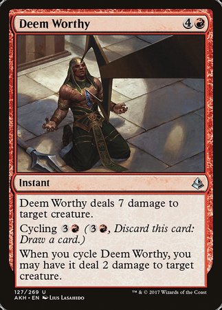 Deem Worthy [Amonkhet] | Gate City Games LLC