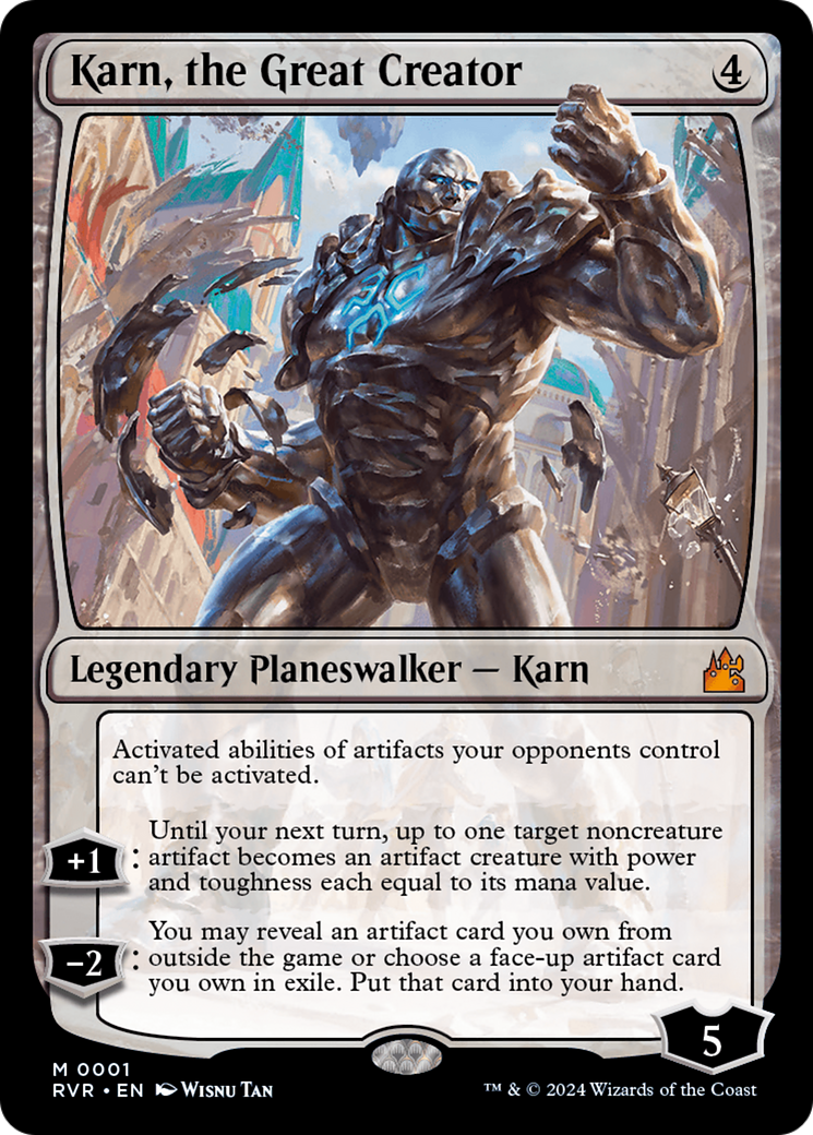 Karn, the Great Creator [Ravnica Remastered] | Gate City Games LLC