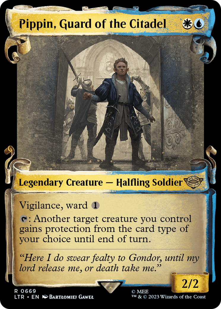 Pippin, Guard of the Citadel [The Lord of the Rings: Tales of Middle-Earth Showcase Scrolls] | Gate City Games LLC