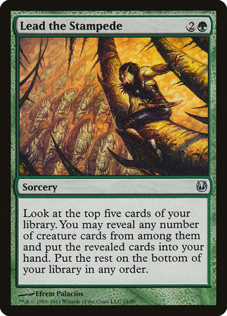 Lead the Stampede [Duel Decks: Ajani vs. Nicol Bolas] | Gate City Games LLC