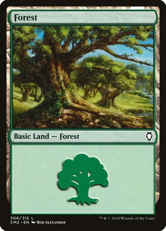 Forest (306) [Commander Anthology Volume II] | Gate City Games LLC