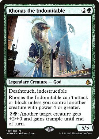 Rhonas the Indomitable [Amonkhet Promos] | Gate City Games LLC